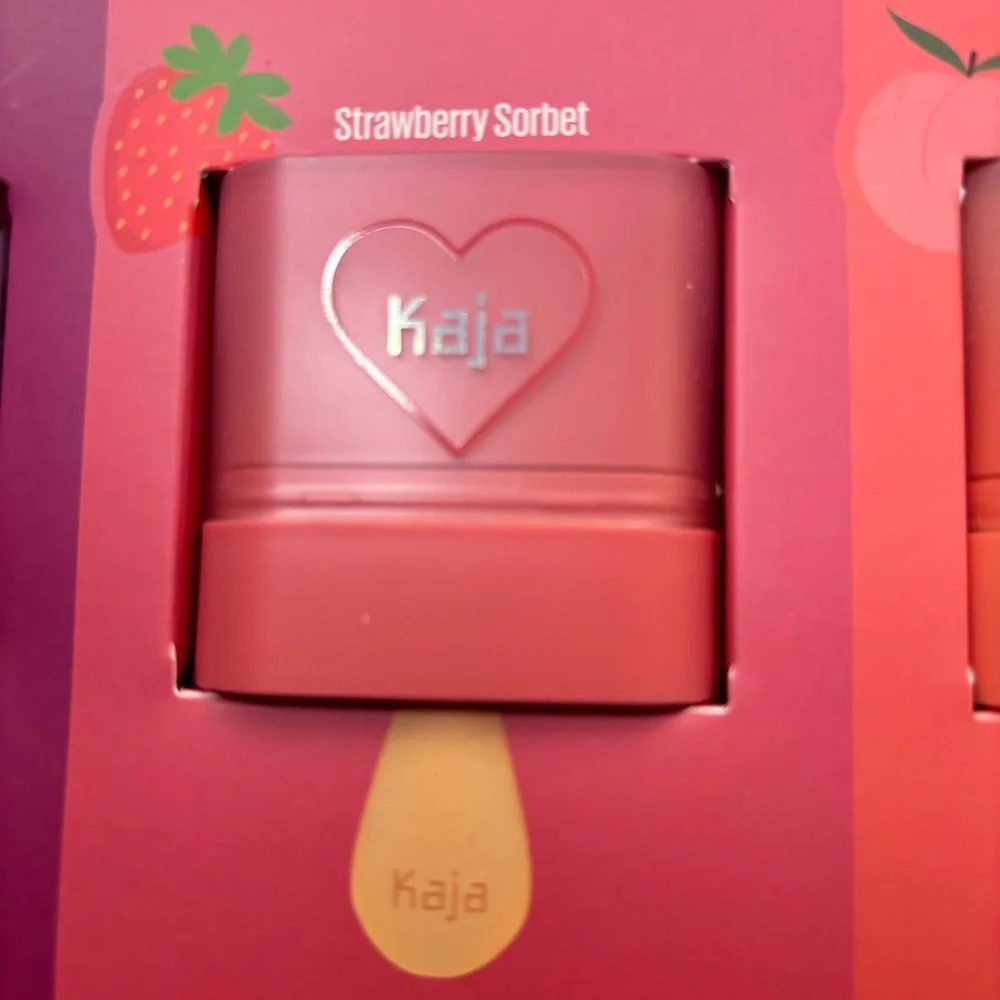 💝NEW KAJA DEWY BAR Strawberry Sorbet💝Cheek & Lip Multi Bar